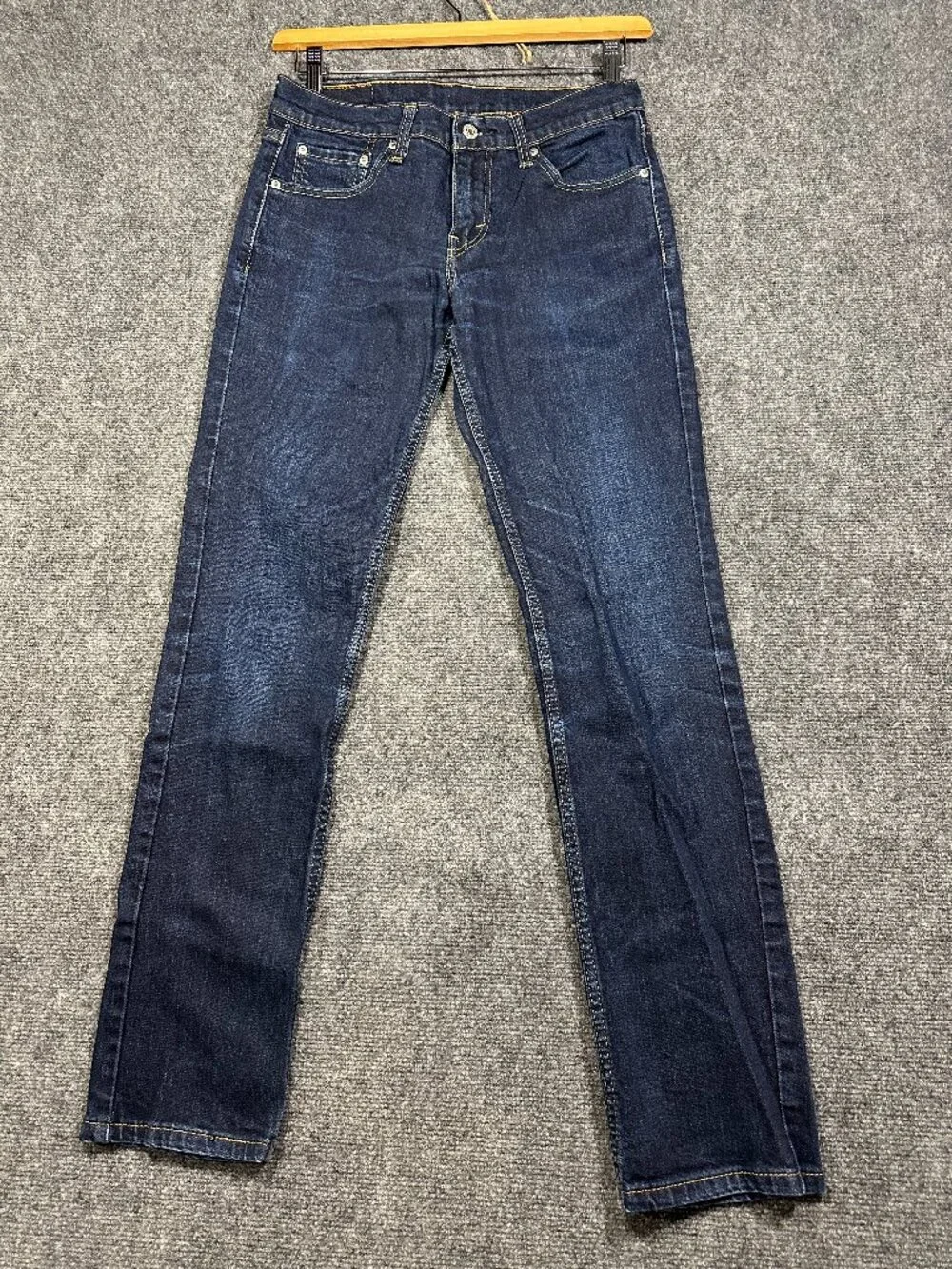 Levis 511 Jeans Mens 30 Dark Wash Cotton Stretch Slim Fit 5 Pocket Inseam 31.5